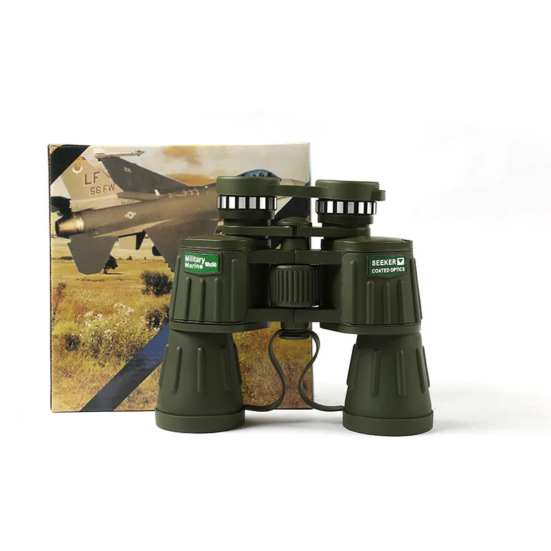 

Binoculars 10X50 HD Professional Compact Binocular High-definition Germany Military Powerful Waterproof Telescopio Climbing New
