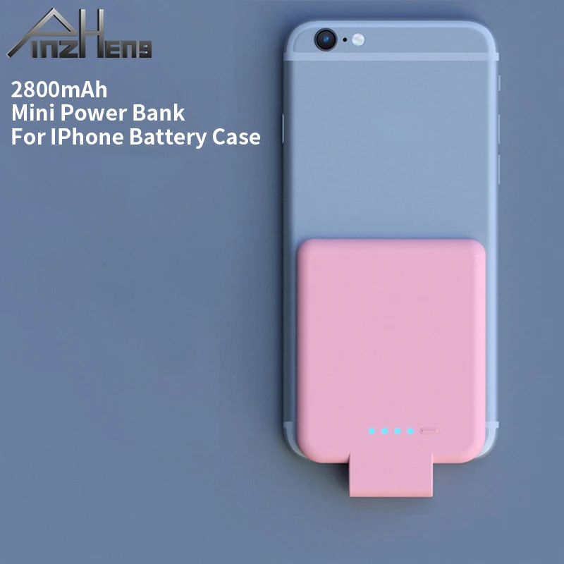 Pinzheng 2800mah Battery Charger Case For Iphone 6 6s 7 8 Plus Charging