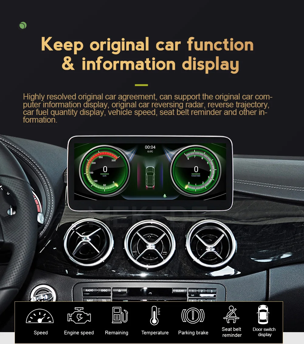 Автомобильный мультимедийный плеер Mekede ANDROID10 10 25 ''для Mercedes Benz G Class W463 2015 2019 с 4G