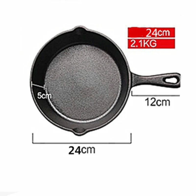 Sartén de hierro fundido con doble grasa para Gases, Cocina de Inducción,  sartenes para tortitas, suministros de cocina y comedor - AliExpress