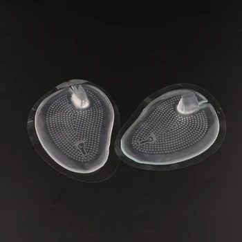 

Pair of Gel Forefoot Pads, Toe Separator Foot Cushion for Hammer Toes - Breathable & Soft Silicone Half Insoles