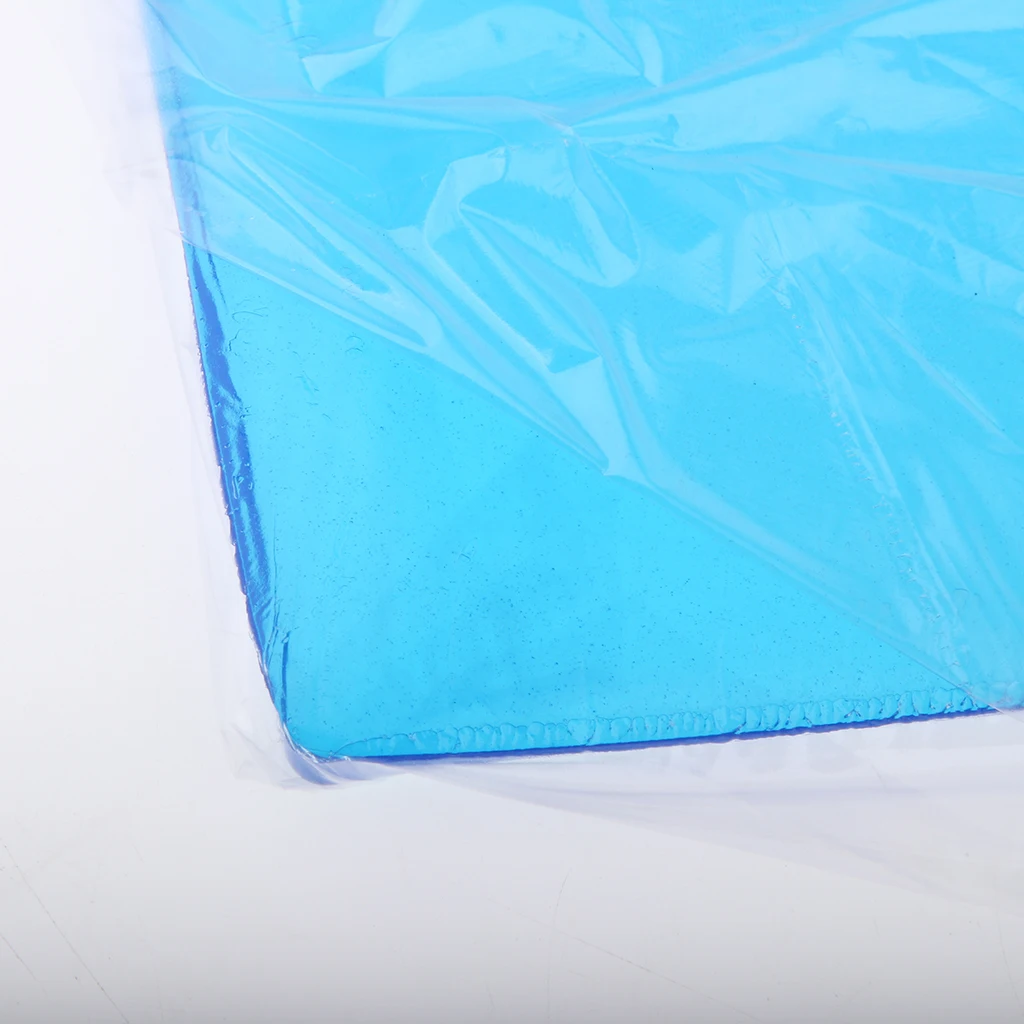 Comfort Motorcycle Seat Gel Pad Shock Absorption Mats Cushion 25x25x1cm