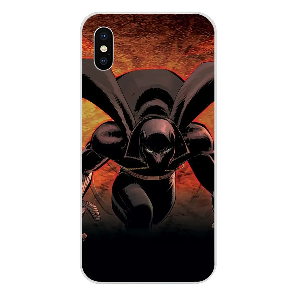 Комиксы Marvel черные Пантеры защитная пленка из термополиуретана для Apple iPhone 4 4s 5 5C