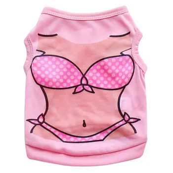 

Dog Jacket Spring Vest Dog Clothes for Small Dogs Cute Spring Puppy Vest Printed Dog Shirt Teddy Hiromi Chihuahua French Bulldog