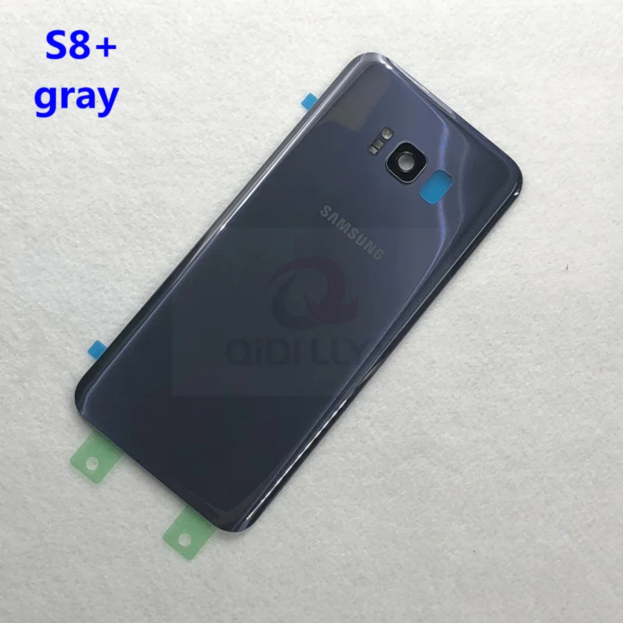 SAMSUNG Galaxy S8 G950F/S8 Plus G955F Back Glass Battery Cover Rear Door Housing Case For SAMSUNG S8 S8+ Back Glass Cover mobile frame transparent