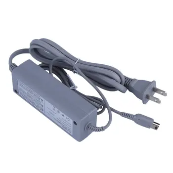 

New AC Power Supply Adapter Wall Charger Interchangeable Charging Cable For Nintendo Controller US Plug Grey