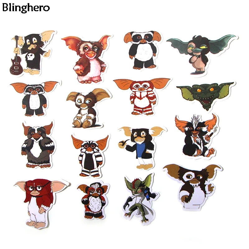 20 шт./лот Blinghero Gremlins 60 шт./компл. ПВХ мультфильм стикер s наклейки с монстрами для багажа Скейтборд Скрапбукинг стикер BH0132