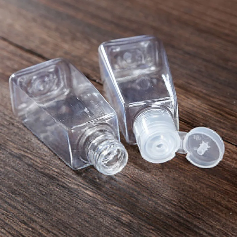 1/5/10pcs Portable Traveling Refillable Bottle Plastic Hand Sanitizer Perfume Holder Mini Cute Empty Bottle
