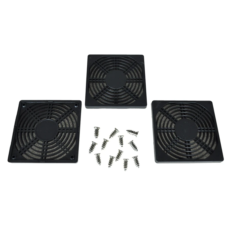 

3 Dustproof 120mm Case Fan Dust Filter for PC Computer