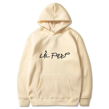 

The screw thread cuff Hoodies Lil Peep print Men Women Fleece Sweatshirt Fashion Spring Autumn Hip Hop Streetwear Pullover Tops