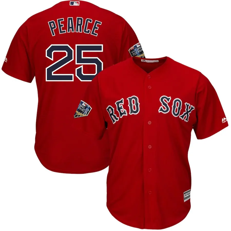 For men Мужчины Xander Bogaerts Boston David Ortiz Mookie Betts Andrew Benintendi Chris Sale David Price Джерси Bradley Jr World 01 - Цвет: For men