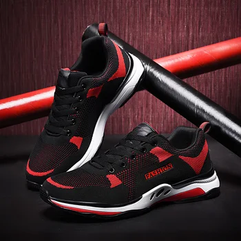 

new mesh men's casual shoes lace-up shoes lightweight comfortable breathable walking sneakers trend running shoes large size 50