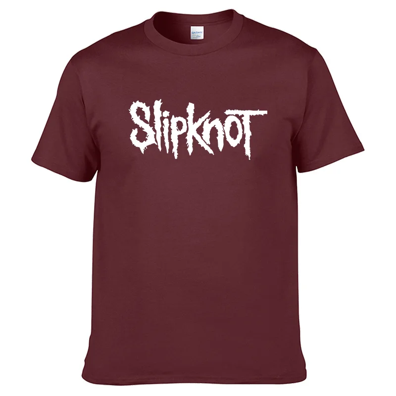 10 Slipknot хип-хоп футболка с коротким рукавом хлопок классический рок-группа персональный принт Топ летняя простая уличная одежда - Цвет: 10