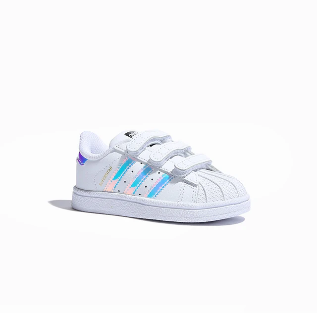 Catástrofe patio de recreo Aspirar Zapatillas deportivas antideslizantes para niños originales de Adidas  Superstar Kids # AQ6280 - AliExpress