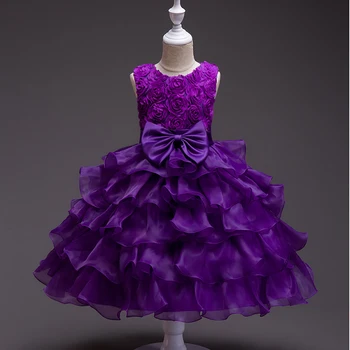

Girl Dress Toddler Princess Wedding Party Kids Tutu Dresses for Girls Clothes Girls Birthday Ball Gown Clothing New 2020 Baby