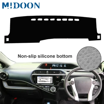

MIDOON Car Dashboard Cover Dash Mat Carpet Rug For Toyota Aqua Prius C 2011 - 2019 RHD Sunshade Auto Cape 20