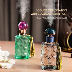 Usb vidro garrafa de perfume umidificador de ar aromaterapia ultra sônico fabricante de névoa fria difusor mini carro portátil humidificadores aroma