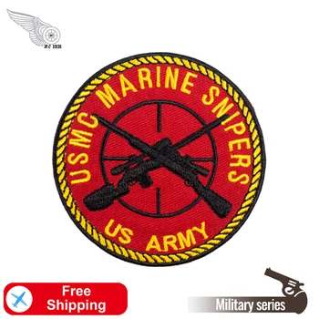 

USMC Marine Military Embroidery Patches Iron on Badges for Clothing Army Vest Jacket Accessories Decoration Custom Morale Patch
