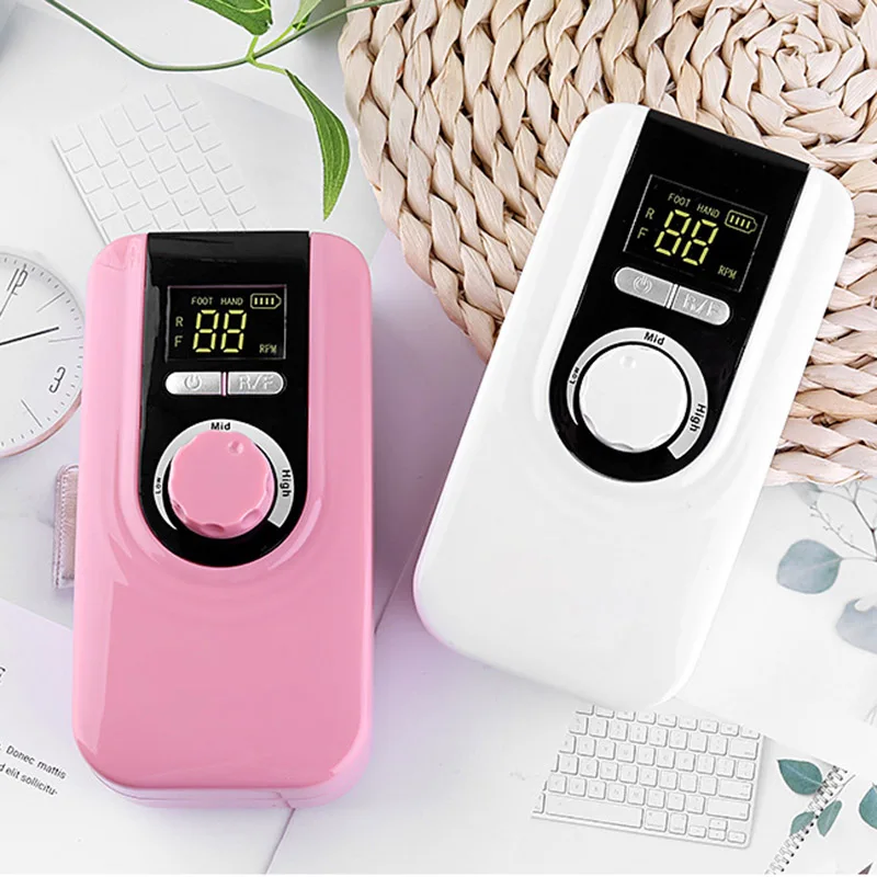 Электрическая пилка для полирования ногтей Искусство сверлильный станок файл портативный Перезаряжаемый Маникюр V9-Drop