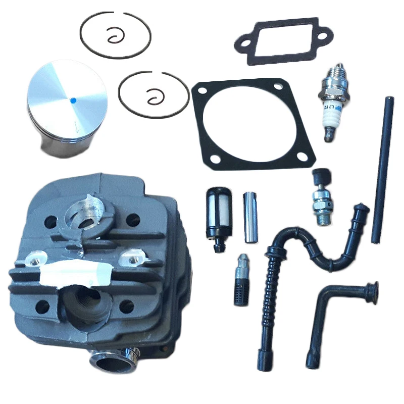 

48mm Cylinder Piston Fuel Line Filter Set For STIHL 036 Chainsaw Parts Equipment