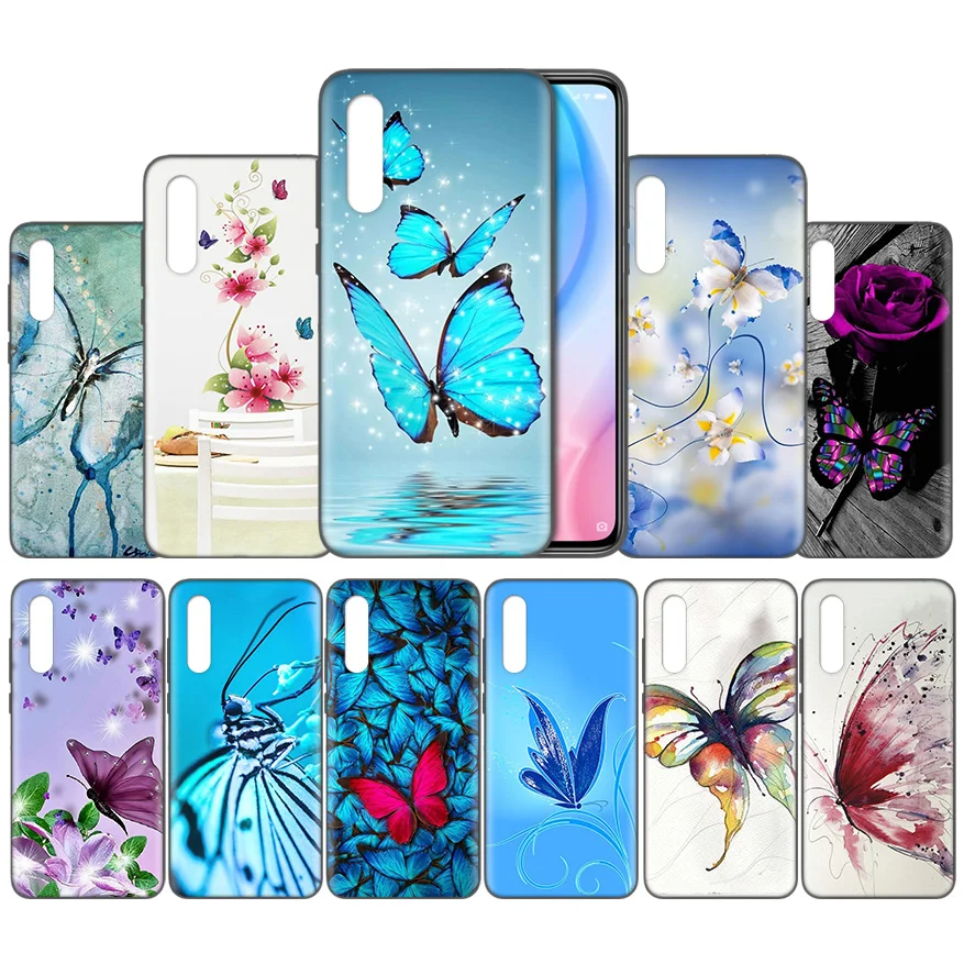 

Butterfly Stand Pattern Ultra-thin Soft Case Coque for Xiaomi Mi A1 A2 A3 Lite Mi8 5X 6X 9T CC9 CC9E Pocophone F1 Fundas Capa