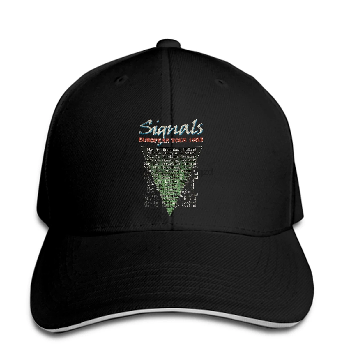 

RUSH - Signals European Tour 1983 - Men Baseball Cap Brand New - Official Snapback Cap Women Hat Peaked