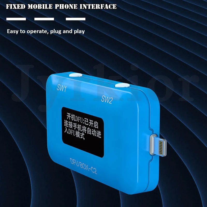 JC DFU caja C2 para iPhone placa base una llave DFU iOS restaurar/arranque SN/ECID lector de corrie