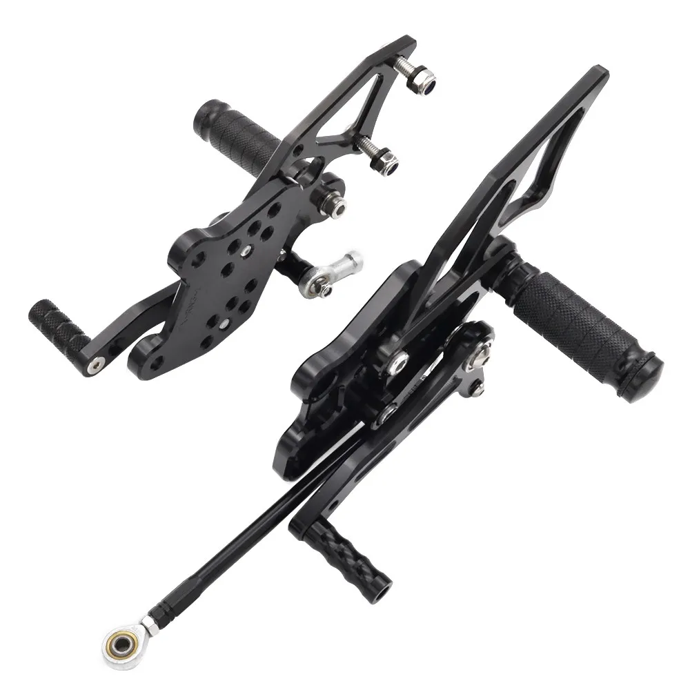 Einstellbare Racing Hinten Sets Fußrastenanlage Fußrasten für Kawasaki Ninja 300 2013 2014 2015 2016 Motorrad Fußrastenanlage – Detail 3