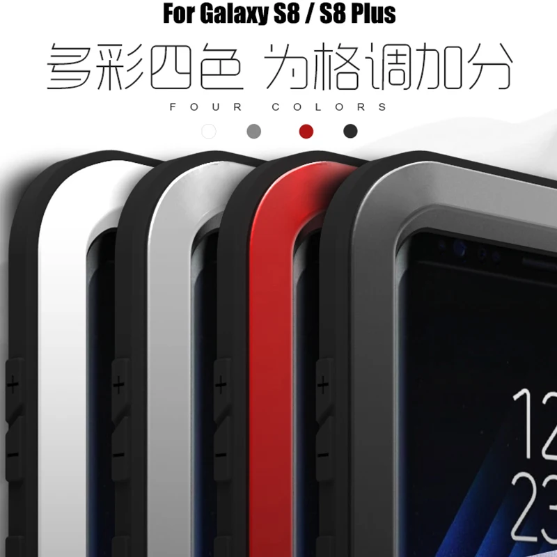 LOVE MEI металлический чехол для samsung Galaxy S8 S8 Plus чехол мощный алюминиевый Броня противоударный чехол для Galaxy S8 S8Plus Coque Capa