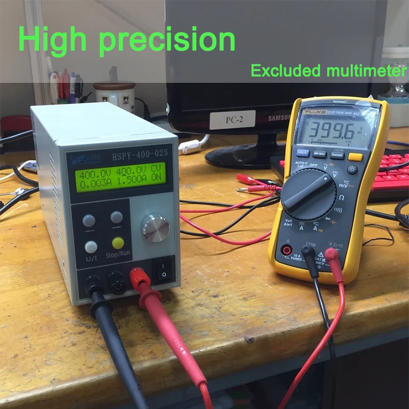 HSPY Программируемый Регулируемый лаборатории источник питания 15V 20A импульсный источник питания 220V скамья источника цифрового