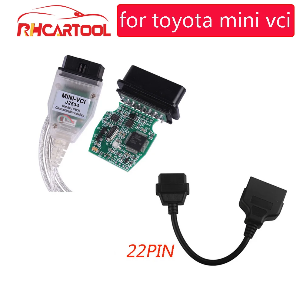 Автомобильный диагностический инструмент OBD2 MINI VCI V14.20.019 для Toyota/ TIS Techstream USB