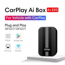 MMB Carplay Ai Box Car Multimedia Player New Version 4+32G Android System Wireless Mirror Link Video for Apple Carplay TV Box