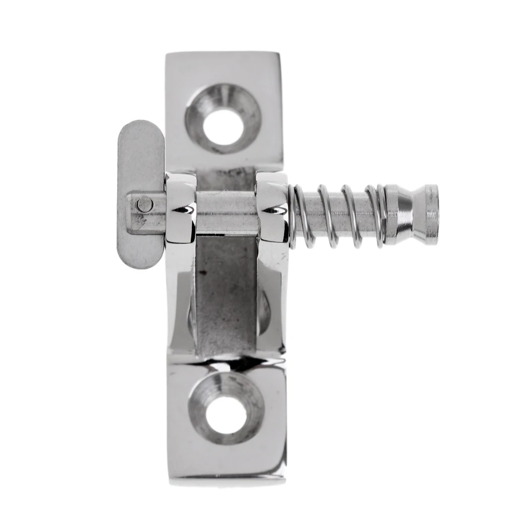 1 Piece 316 Stainless Steel Boat Canopy Cover Deck Hinge Mount Fitting Hardware 90 Degree