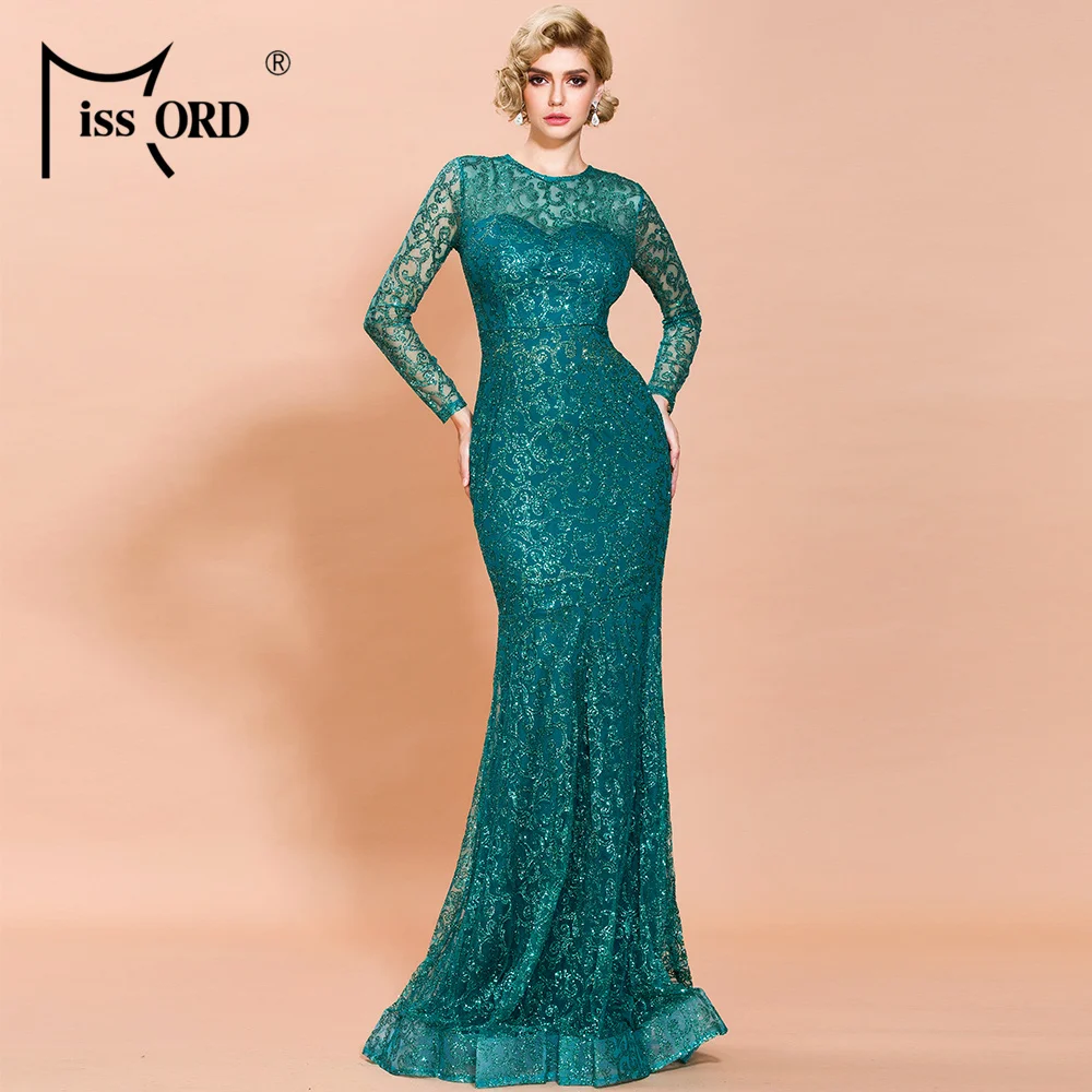 Платье макси с длинным рукавом круглым вырезом и блестками|elegant dress|pattern dresselegant maxi