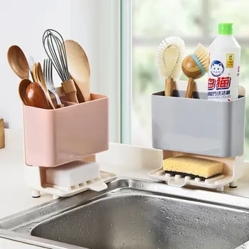 

Kitchen Sponge Storage Rack Household Pool Rack Organizer Tableware Storage Rack Drain Rack Sink Kitchen Rack Rag Rack