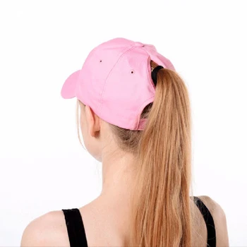 

Fashion Baseball Cap Women Adjustable Ponytail Solid Color Sports Caps Unisex Sun Hat Hip Hop Cap Summer Casual Hat Casquette