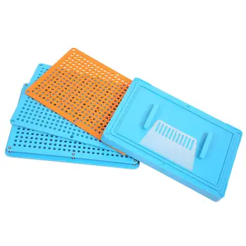 

0#400 Holes Capsule Powder Filler Plate Empty Capsule Plates Capsule Manual Filling Tool ABS DIY Board Pills Filler Dispenser