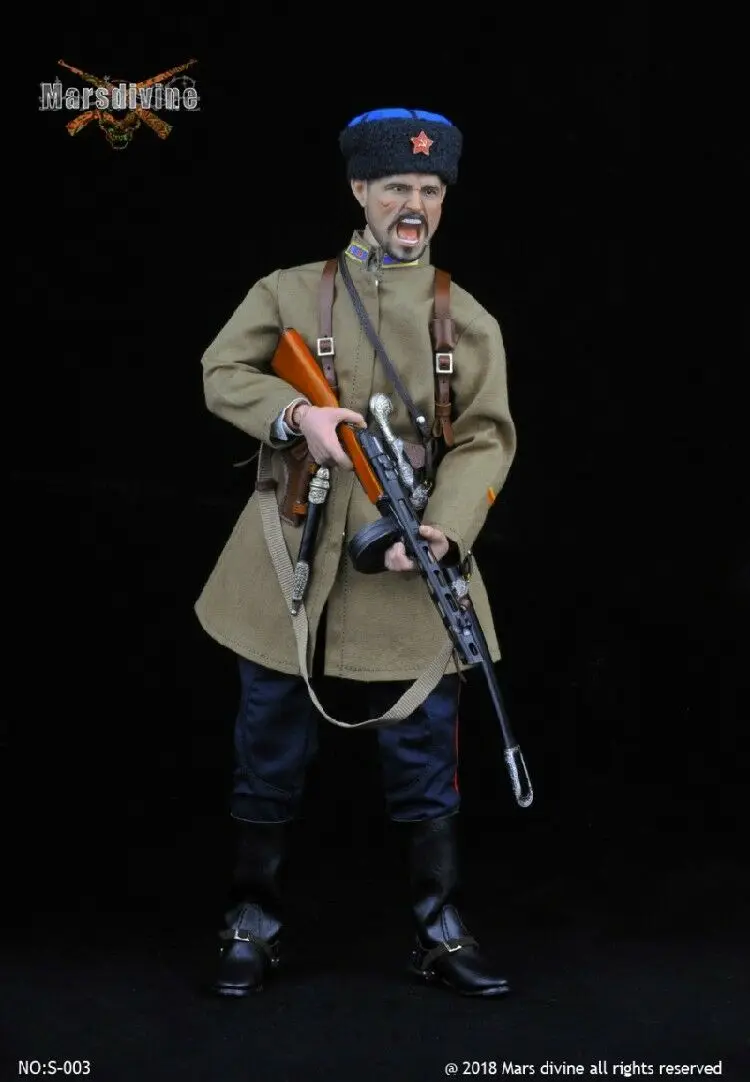 1/6 Scale Marsdivine S003 WWII Soviet Cossack Cavalry Uniform for 12" Figure 