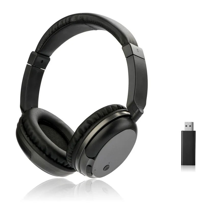 

WS-3680 Wireless Headphone For Professional TV PC Computer MP3 TV Over-Ear Headset Support FM Function With USB Transmitter