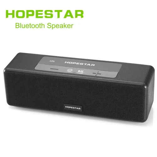 HOPESTAR-A5 беспроводной Bluetooth динамик карта NFC подарок настольный динамик коллекция платежей плеер - Цвет: Черный