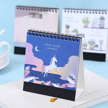 

Hand Drawing 2020 Cute Cartoon Mini Unicorn Desktop Paper Calendar Daily Scheduler Table Planner Yearly Agenda Organizer