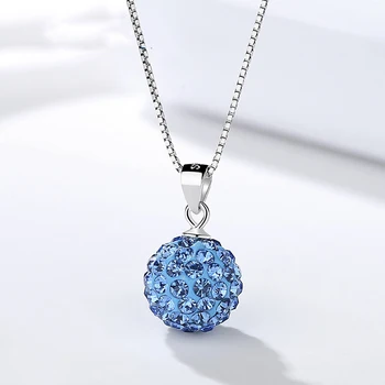 

Genuine S925 sterling silver Full micro-set pendant Rhinestones fashion zircon pendant female gift S925 sterling silver jewelry