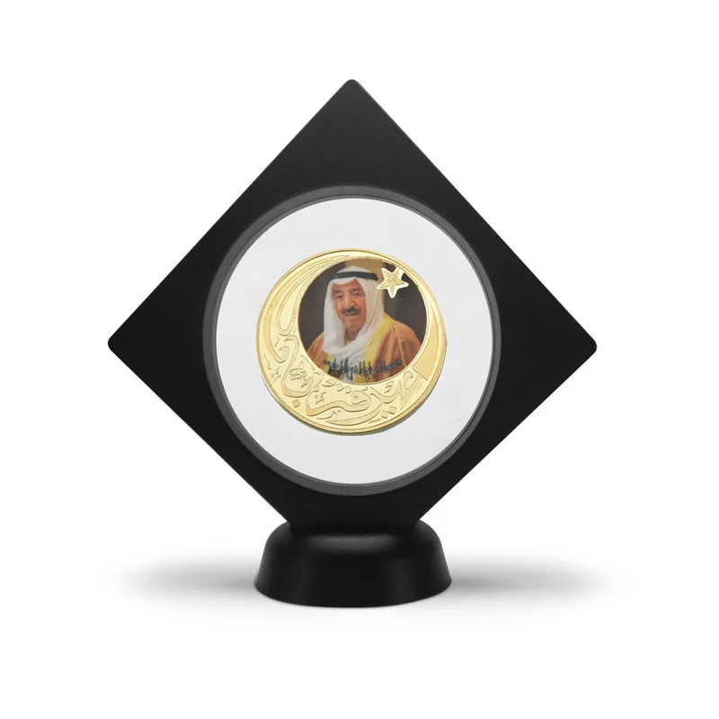 WR лидер Дубаи ОАЭ позолоченные монеты коллекционные игрушки набор монет с держателем сувенирная медаль подарочный набор Dropshipping2019 - Цвет: coin1 with stand