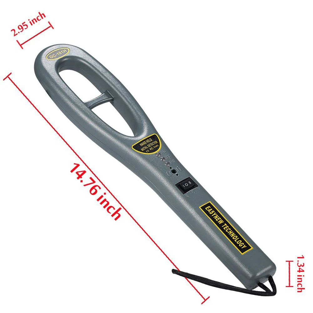 

Professional GC-101H Metal Detectors Hand Held Security Bounty Instrument High Sensitivity Scanner Finder Instrument