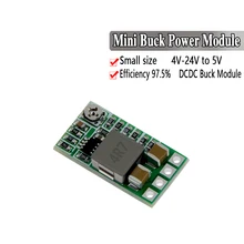 5PCS Mini DC-DC 12-24V 5 V Netzteil 3A Descer Modul Spannung Zu Buck Converter Einstellbare 97.5% 1,8 V 2,5 V 3,3 V 12 9 5 V V V