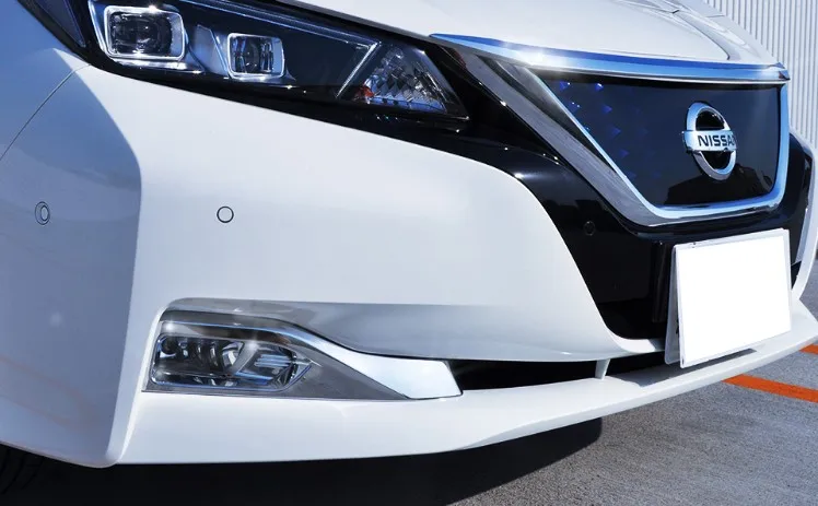 Подходит для Nissan Leaf ZE1 2017 18 19 ABS передняя противотуманная фара крышка Украшение