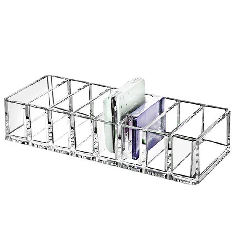 

Fashion Clear Acrylic Brush Lipstick Holder Makeup Organizer Cosmetic Makeup Tools Storage Box Case