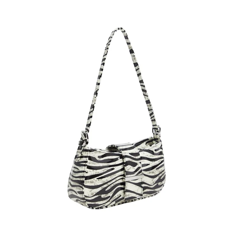 

2020 ретро сумка для подмышек с принтом зебры, французская сумка на плечо, портативная женская сумка, модный Повседневный женский кошелек и сумки, Sac A Main