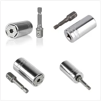 

7-19mm Universal Torque Wrench Head Set Socket Sleeve Power Drill Ratchet Bushing Spanner Key Magic Multi Hand Tools Oc26