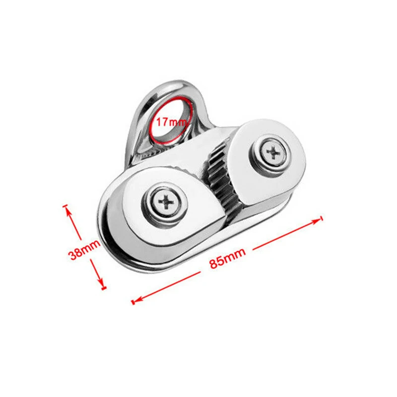 

Corrosion resistant Pulley Rope Clamp Stainless Steel Cam For Boat Marine